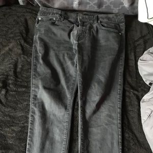 Black non ripped American eagle jeans